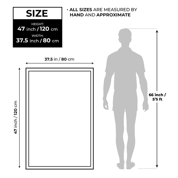 Brown Impasto Thick Textured Canvas Artwork, 47" Wall Accent Home Decor by Sona Casa