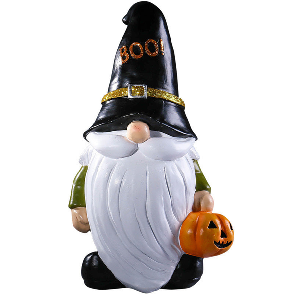 Halloween Decorations Gnome Statue Fall Decor Spooky Home Decor for Patio Porch Garden Yard by Sona Casa