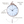 Large pendulum clock with white dial, sleek pendulum, 60 cm high, white face wall clock, detachable deer