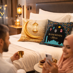 2 Pc Ramadan Muslim Cushion Covers by Sona Casa