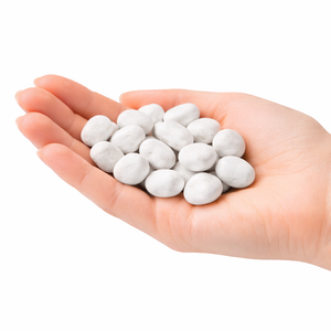 White River Rocks, 2 Bags, 500g per Pack, 1–2 cm Decorative Pebbles Stones for Aquarium Plant Pot, Home Garden Decor by Sona Casa