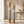 Set of 2 Round Metal Vases in White, Silver, and Gold Finish – Modern Decorative Accent for Home or Office – 14x14x106.7cm & 13.5x13.5x95.5cm