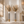 Set of 2 White Silver Metal Tall Floor Vases for Modern Home Decor 13.5x13.5x95.5 cm