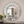Silver 66 cm Round Wall Mirror with Decorative Sunburst Frame, Modern Silver Finish, Elegant Home Accent