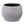 Dark Gray Round Pot for Plants, Planters Indoor Outdoor, Living Room, Garden, Patio Decor by Sona Casa