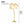 Luxurious Ostrich Feather Floor Lamp, Elegant Gold Branch LED Standing Light, Home or Office Decor by Sona Casa