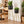 Modern Black Metal Plant Pot, Set of 2 Planters, Gold Tripod Stand, Indoor Outdoor Gift Decor for Home or Office-Sona Casa