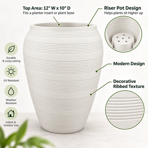 Modern Planter Pot for Indoor or Outdoor