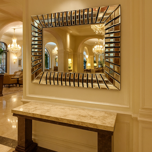 Large 4 ft Rectangular Glass Mirror, Modern Contemporary Horizontal Vertical Orientation, Decor Gift-Sona Casa