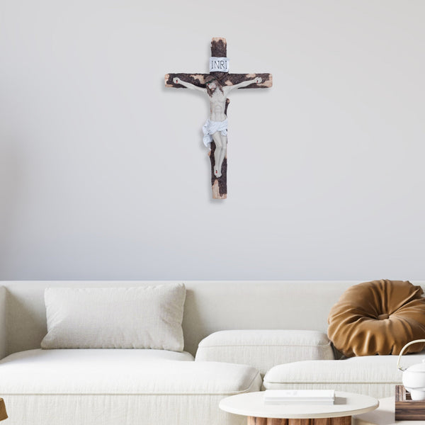 Jesus on Cross, Wall Hanging, Altar, Home, Christianity, God Idol, God Statue, Jesus Cross, Christ by Accent Collection Home Decor