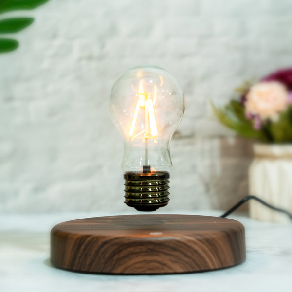 Magical Silent Magnetic Floating LED Bulb Lamp - Cozy Warm Light for Bedroom Decor, Aesthetic Night Light Gift Decoration by Accent Collection