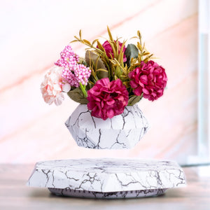 Magical Magnetic Levitating Plant Holder - Silent Floating Flower Vase for Desktop & Bookshelf Decor by Accent Collection