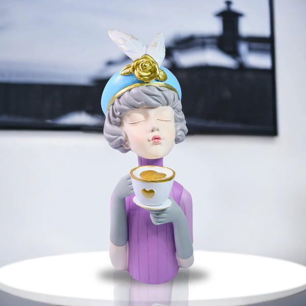 Decorative Girl Statue - For the Love of Tea | Home Decor