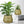 Golden Plant Container Set of 2, 26