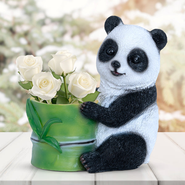 Panda Bear Planter, 9" Indoor Outdoor Garden Patio Decor