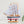 Blue Sail, White Waves Wooden Ship Model - Realistic Cloth Sails for Nautical Decor & Home Sailing Spirit