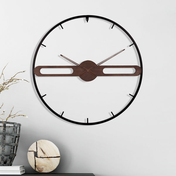 Large Wall Clock 24" Minimalist Modern Decor for Home Office