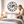Round Metal Wall Clock, Black Embedded World Map, 24