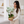 Elegant Gold Ceramic Vase with Artificial Green Orchid - Accent Collection