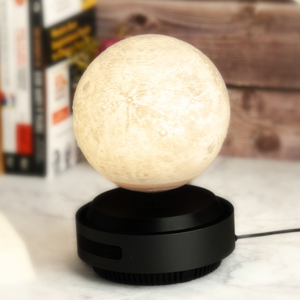 Levitating Moon Lamp, Magnetic Floating Light, Desktop Décor, Unique Gift by Accent Collection Home Decor
