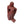 Small Abstract Thinker Statue, Dark Red Home Decor, Bookshelf Decor, Gift for Teachers 8 inch 20 cm | Home Decor
