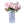 Large Silver Ceramic Vase, 25 CM, Aesthetic Vase, Abstract Pattern, Bud Vase, Dry Flowers Pampas Vase, Fresh Flower Vase for Floral Arrangement, Home Decor, Tabletop Decor, Countertop Decor