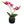 Lifelike Pink Orchid In White Planter - Resin & Fiberglass Potted Fake Plant For Desk, Shelf, And Home Decor by Accent Collection