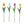 Summer Spring Radiance Tulip Bouquet - Multicolor Real Touch Faux Flowers by Accent Collection