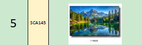 Banff Landscape Crystal Wall Art - Framed 70x140 cm