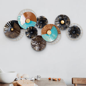 Round Plates, Large Metal Wall Décor, 80cm by Accent Collection Home Decor