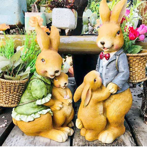 A beautiful bunny family garden decor by Accent Collection