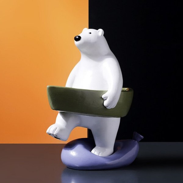 Bear Statue for Kids Room - Swimming Boat by Accent Collection Home Decor