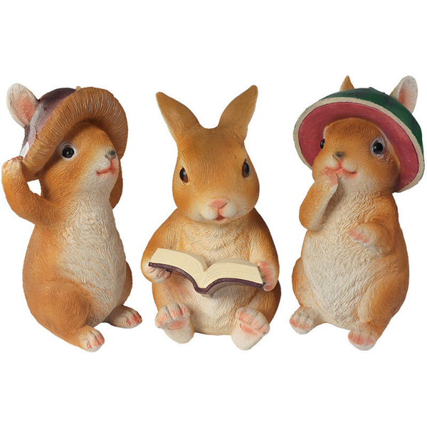 Charming Bunny Trio by Accent Collection