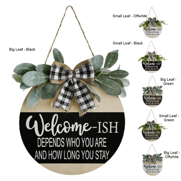 Quirky Welcome Sign for Wall Decor by Accent Collection Home Decor
