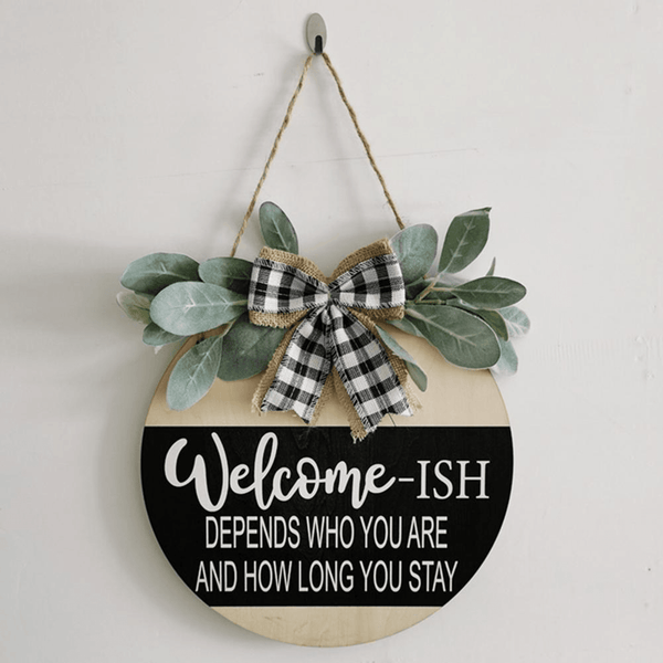 Quirky Welcome Sign for Wall Decor by Accent Collection Home Decor