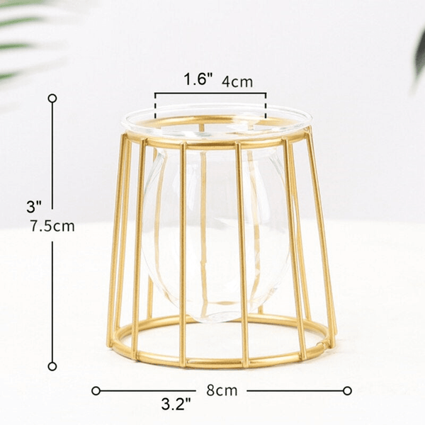 Small Geometric Flower Vase for Modern Home Decoration by Accent Collection