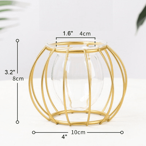 Small Geometric Flower Vase for Modern Home Decoration by Accent Collection