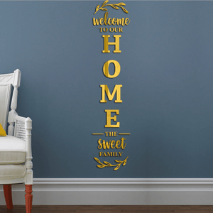 Stylish DIY 3D Acrylic HOME Wall Stickers for Empty Walls by Accent Collection